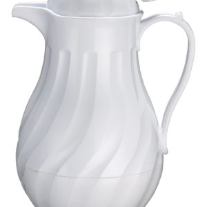 White Swirl Thermal Coffee Carafe