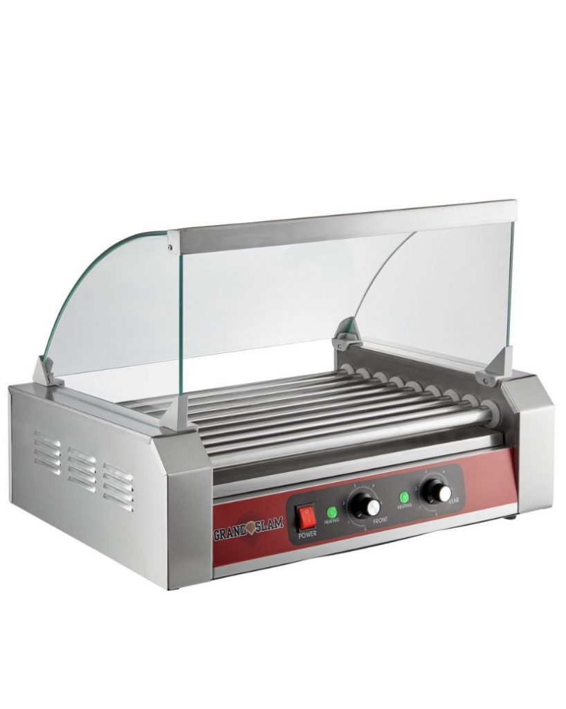 24 Hot Dog Roller Grill with 9 Rollers